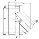 Сэндвич-тройник 135° 2